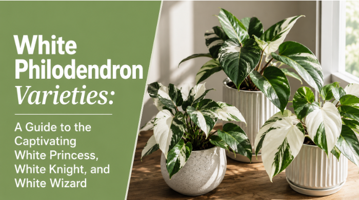 Philodendron Varieties: A Guide to the Captivating White Princess, White Knight, and White Wizard