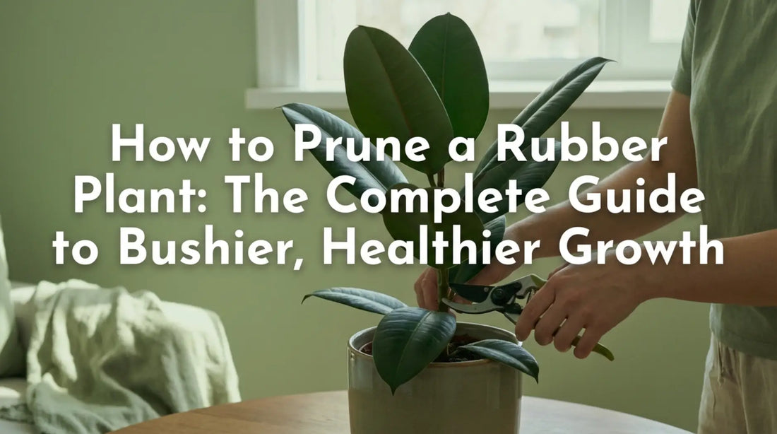 Rubber Plant Pruning