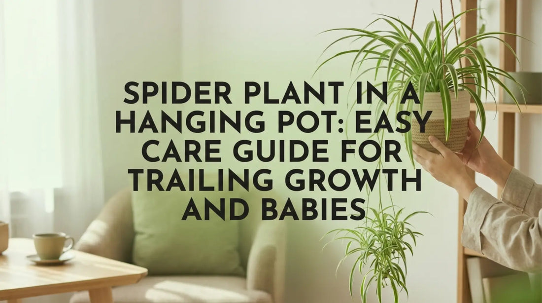 Spider Plant in a Hanging Pot