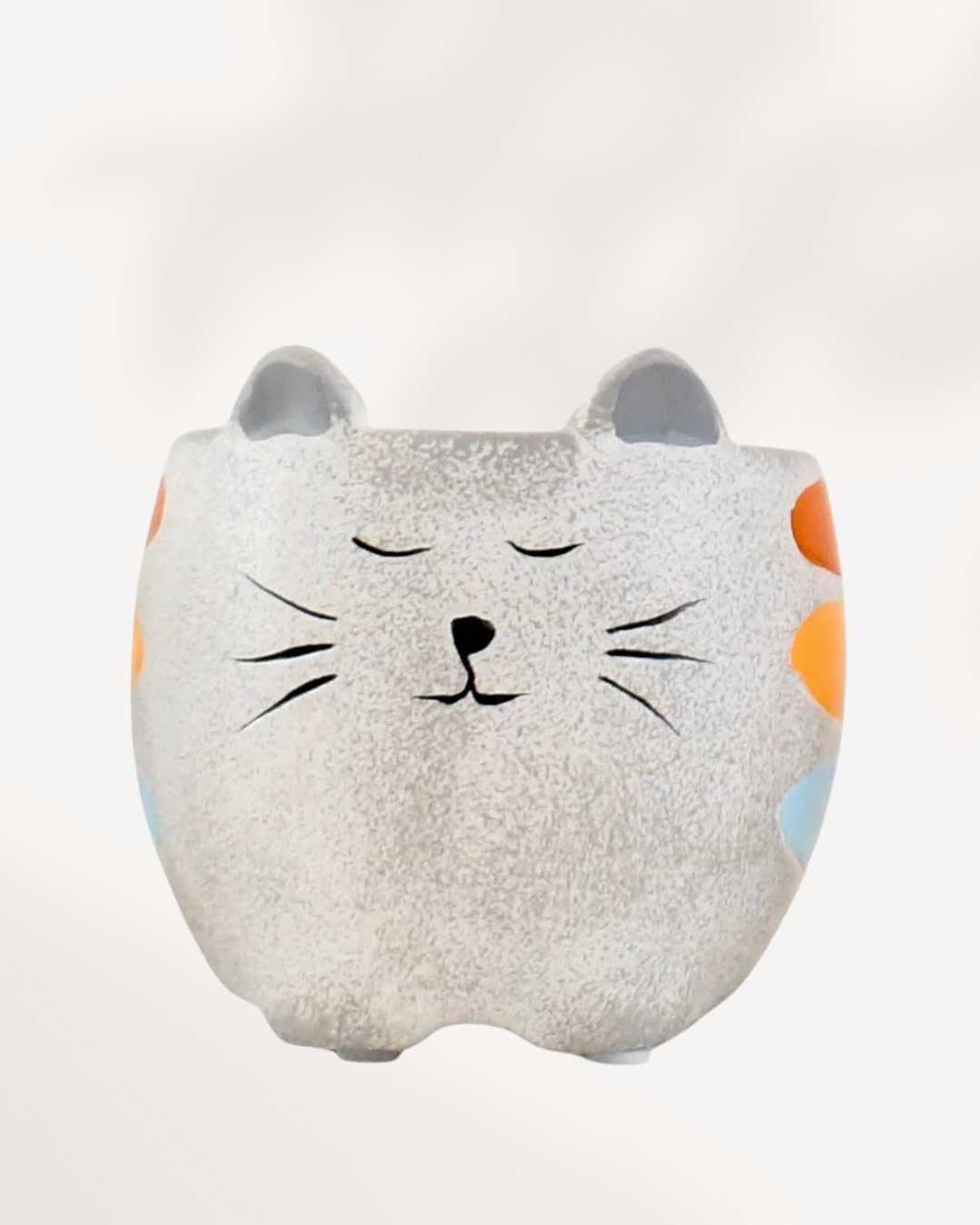 Colourful Animal Pot Cat