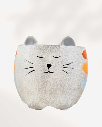 Colourful Animal Pot Cat