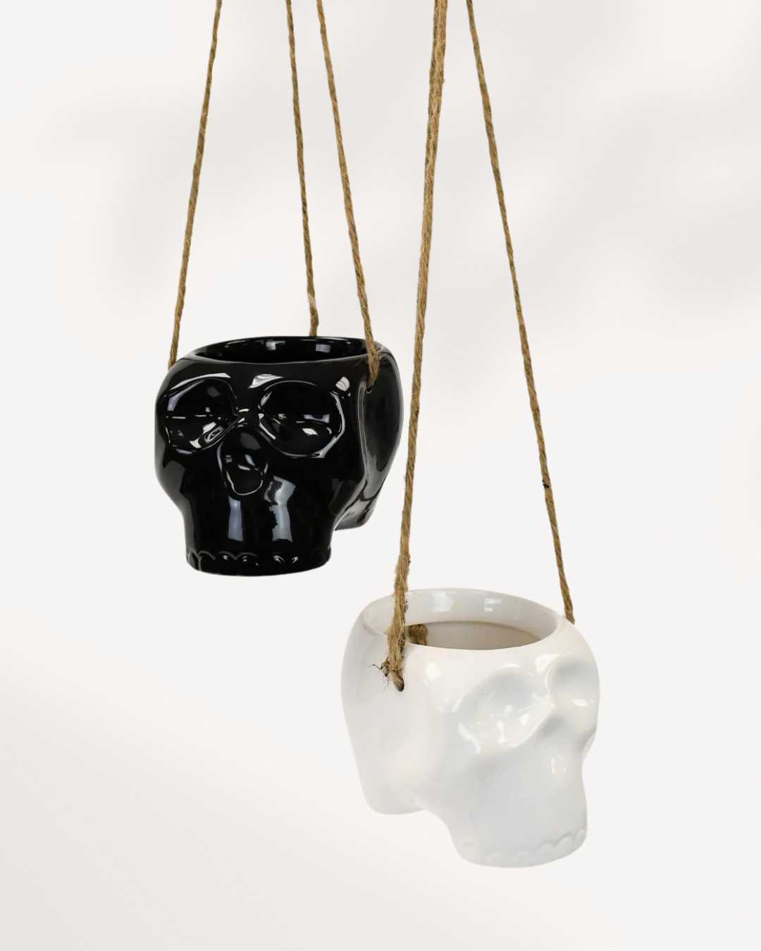 Haunted Hanging Skull Pot