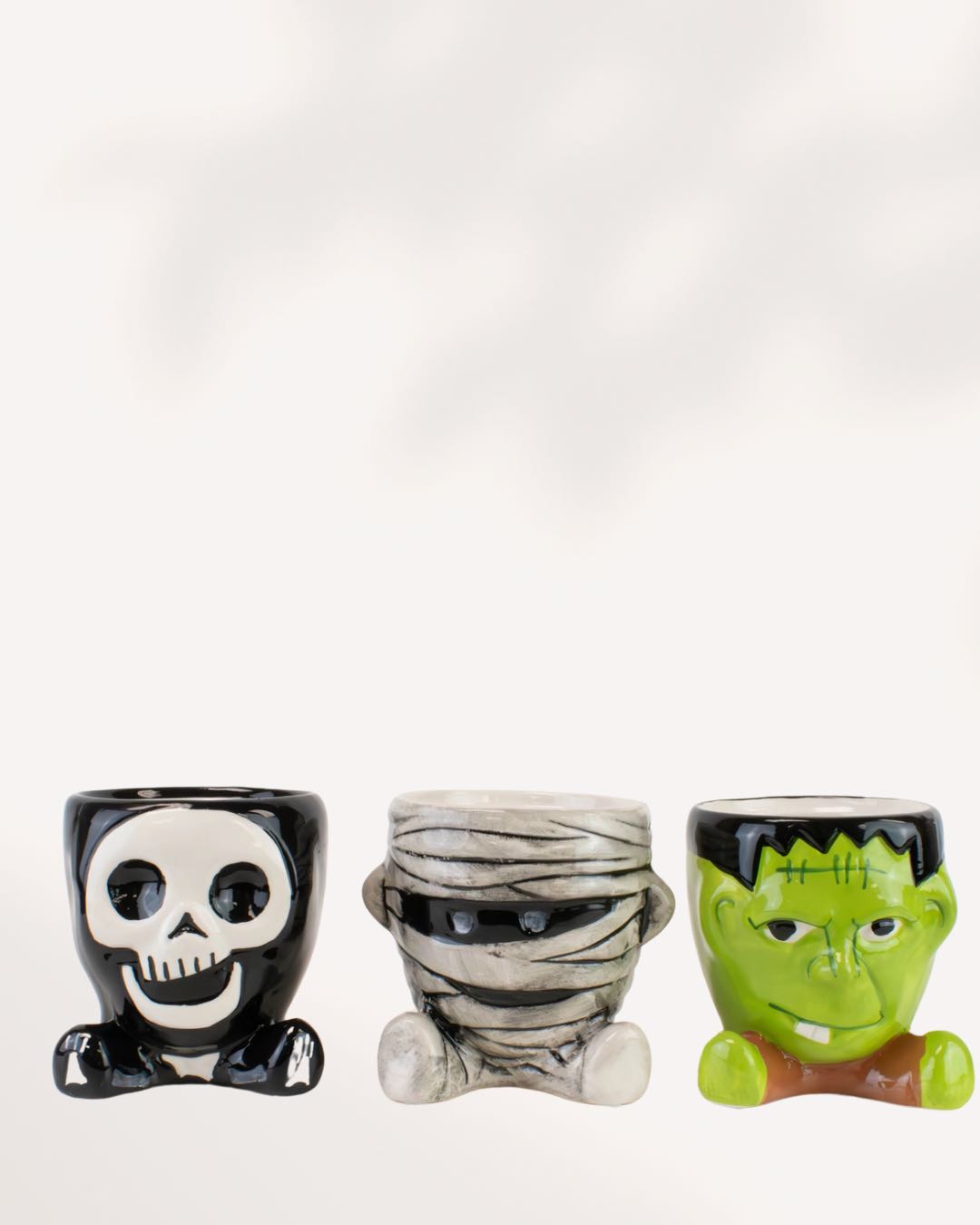 Spooky Monsters w/ Feet-Set of 3